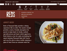 Tablet Screenshot of eatatreds.com